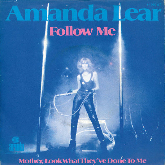 Amanda Lear - Follow Me Vinyl Singles Vinyl Zeer Goed / Hoesje Goed "VINYLSINGLES.NL"