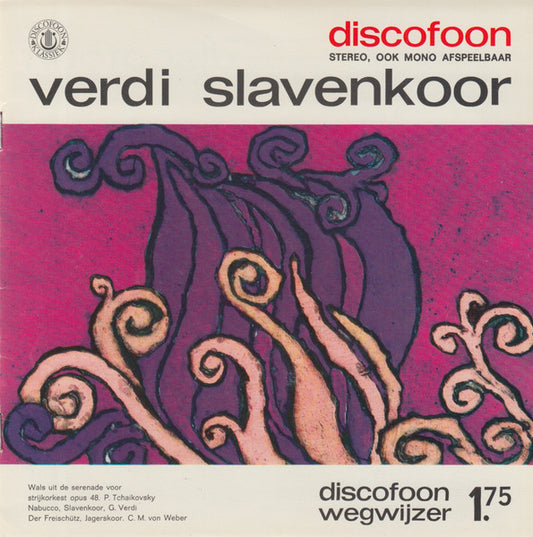 Various - Verdi Slavenkoor Vinyl Singles Vinyl Very Good (VG) <br> Hoes Good Plus (G+)
