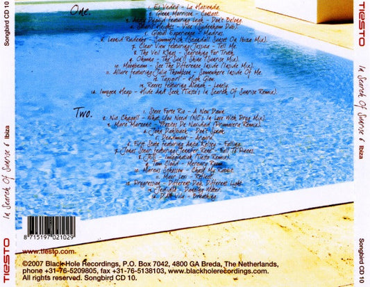 DJ Tiësto - In Search Of Sunrise 6: Ibiza (CD) Compact Disc Goede Staat "VINYLSINGLES.NL"