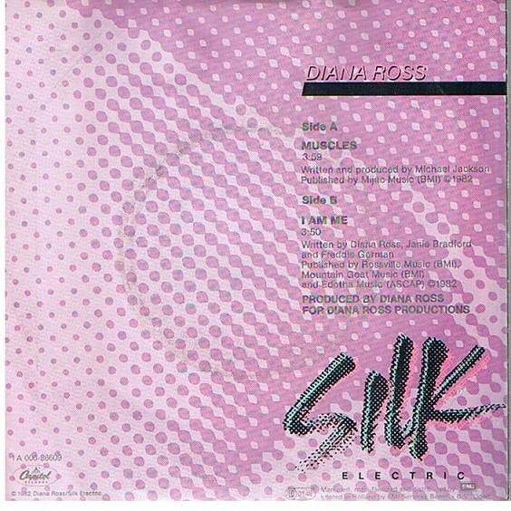 Diana Ross - Muscles Vinyl Singles Vinyl Very Good (VG) <br> Hoes Good Plus (G+)