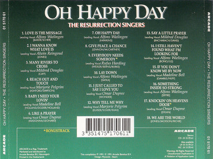 Resurrection Singers - Oh Happy Day (CD) Compact Disc Goede Staat