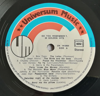 Various - Do You Remember? 20 Golden Hits (LP)