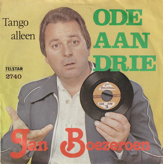 Jan Boezeroen - Ode Aan Drie Vinyl Singles Vinyl Very Good (VG) <br> Hoes Good Plus (G+)