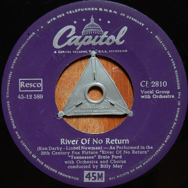 Tennessee Ernie Ford - Give Me Your Word Vinyl Singles Vinyl Very Good (VG) <br> Hoes Generic