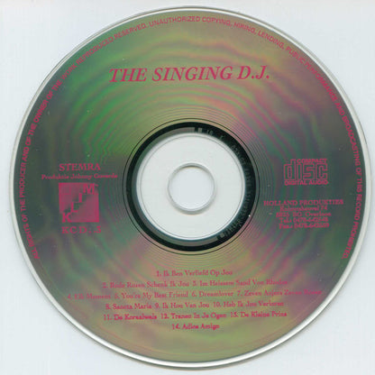 Singing D.J. - The Singing D.J. (CD) Compact Disc Goede Staat