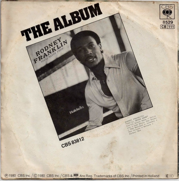 Rodney Franklin - The Groove 03465 36178 Vinyl Singles Goede Staat