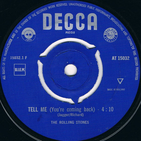 Rolling Stones - Tell Me Vinyl Singles Vinyl Redelijk / Hoes Generic