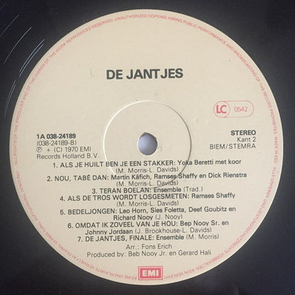 Various - De Jantjes (LP) 40589 Vinyl LP Goede Staat