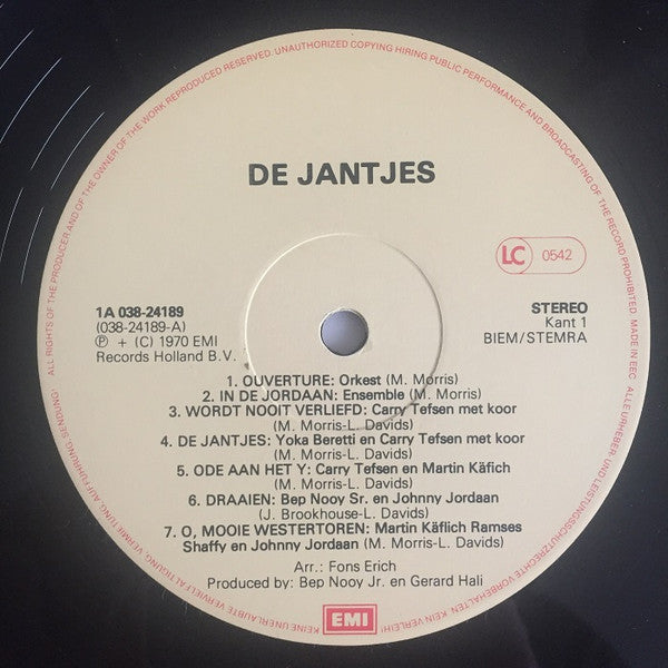 Various - De Jantjes (LP) 40589 Vinyl LP Goede Staat