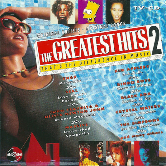 Various - The Greatest Hits 2 1991 (CD) Compact Disc Goede Staat