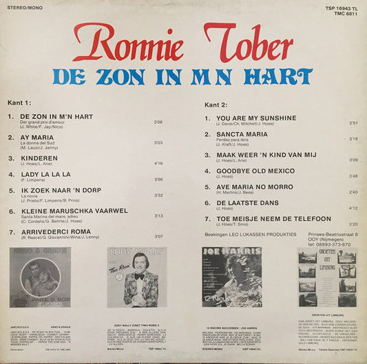 Ronnie Tober - De Zon In M'n Hart (LP) 46086