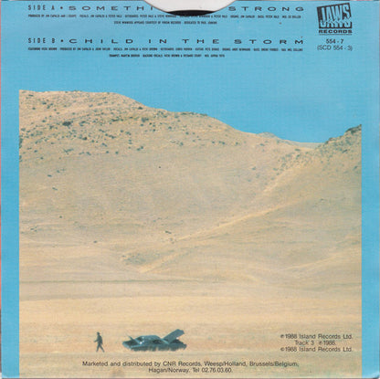 Jim Capaldi - Something So Strong Vinyl Singles Vinyl Very Good (VG) <br> Hoes Good Plus (G+)