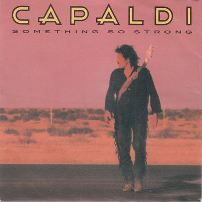 Jim Capaldi - Something So Strong Vinyl Singles Vinyl Very Good (VG) <br> Hoes Good Plus (G+)