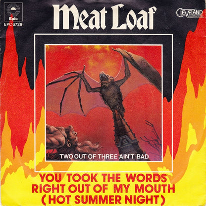 Meat Loaf - You Took The Words Right Out Of My Mouth 38456 Vinyl Singles VINYLSINGLES.NL