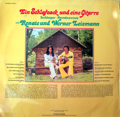 Renate Und Werner Leismann - Ein Schlafsack Und Eine Gitarre - Schlager-Rendezvous Mit Renate Und Werner Leismann (LP) 50670 Vinyl LP Goede Staat