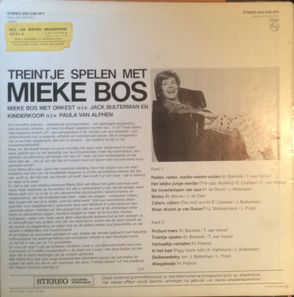 Mieke Bos - Treintje Spelen Met Mieke Bos (LP) 51194 Vinyl LP Goede Staat