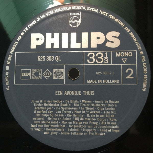 Various - Een Avondje Thuis (LP) 46220
