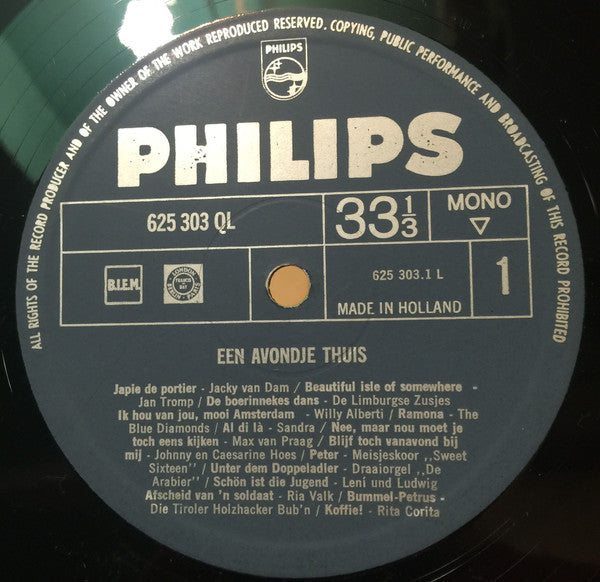 Various - Een Avondje Thuis (LP) 46220