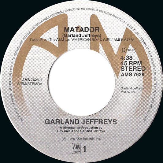 Garland Jeffreys - Matador 24414 Vinyl Singles VINYLSINGLES.NL