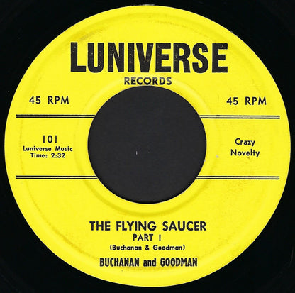 Buchanan & Goodman - The Flying Saucer Vinyl Singles Vinyl Very Good (VG) <br> Hoes Generic