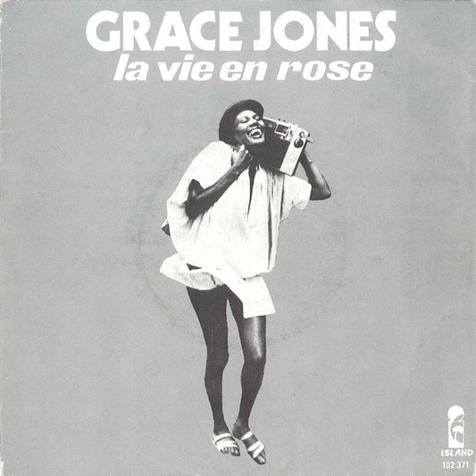 Grace Jones - La Vie En Rose Vinyl Singles Vinyl Very Good (VG) <br> Hoes Good Plus (G+)