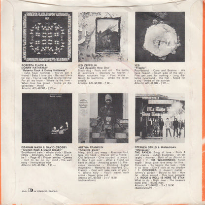 Roberta Flack - Killing Me Softly With His Song Vinyl Singles Vinyl Very Good (VG) <br> Hoes Good Plus (G+)