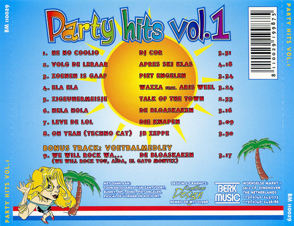 Various - Party Hits Vol. 1 (Costa Brava) (CD) Compact Disc Goede Staat