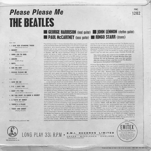 Beatles - Please Please Me (LP) 51183 (B) LP VINYLSINGLES.NL