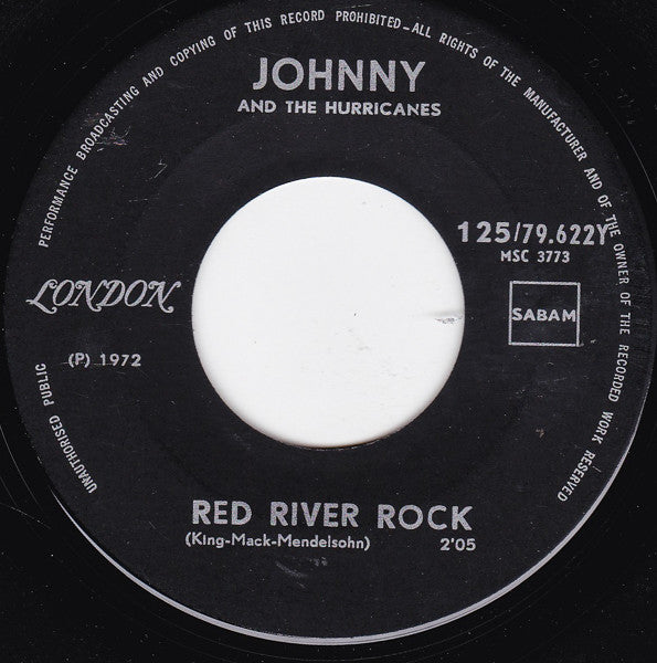 Johnny And The Hurricanes - Red River Rock Vinyl Singles Vinyl Goed / Hoes Generic