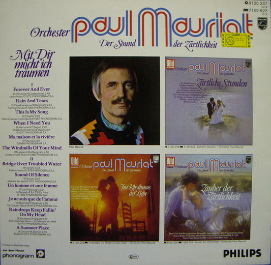 Paul Mauriat - Mit Dir Möcht' Ich Träumen (LP) Vinyl LP Vinyl Zeer Goed / Hoesje Goed "VINYLSINGLES.NL"