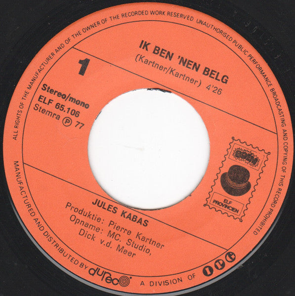 Juul Kabas - Ik Ben 'Nen Belg