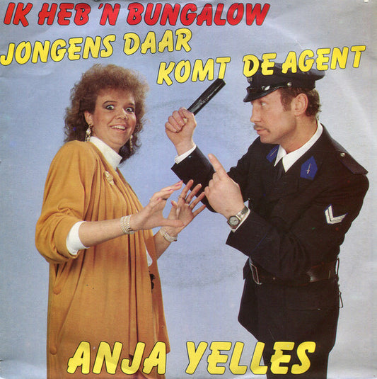 Anja Yelles - Jongens Daar Komt De Agent 37036 Vinyl Singles Goede Staat