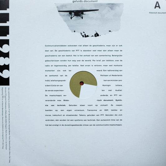 No Artist - De Maatschappij Verandert, PTT Verandert Mee (LP) Vinyl LP Vinyl Very Good (VG) <br> Hoes Good Plus (G+)