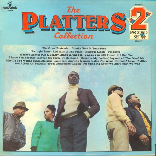 Platters - The Platters Collection (LP) Vinyl LP Dubbel Vinyl Very Good (VG) <br> Hoes Good Plus (G+)