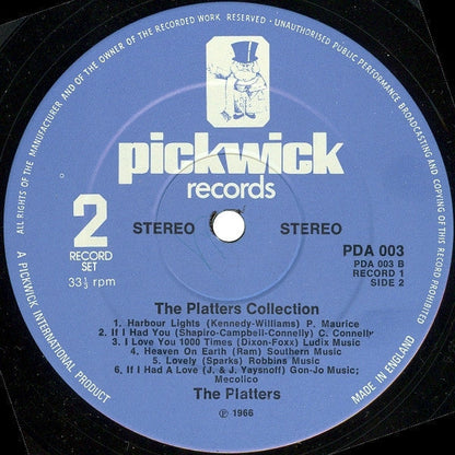 Platters - The Platters Collection (LP) Vinyl LP Dubbel Vinyl Very Good (VG) <br> Hoes Good Plus (G+)