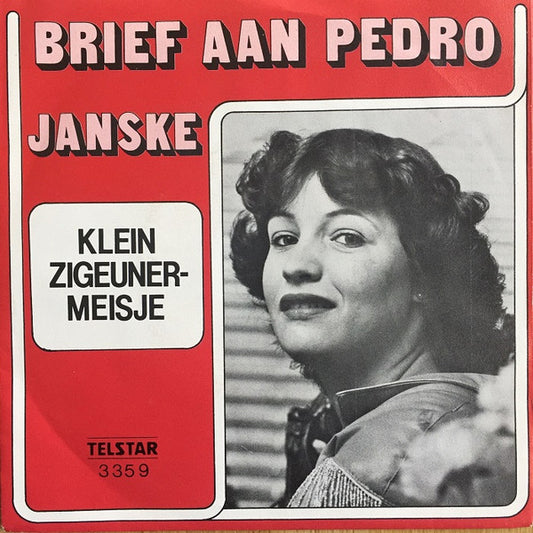 Janske - Brief Aan Pedro Vinyl Singles Goede Staat