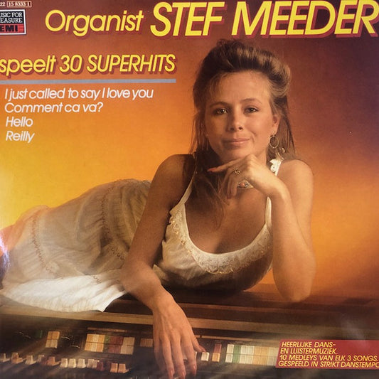 Stef Meeder - Organist Stef Meeder Speelt 30 Superhits (LP) 50597 Vinyl LP Goede Staat