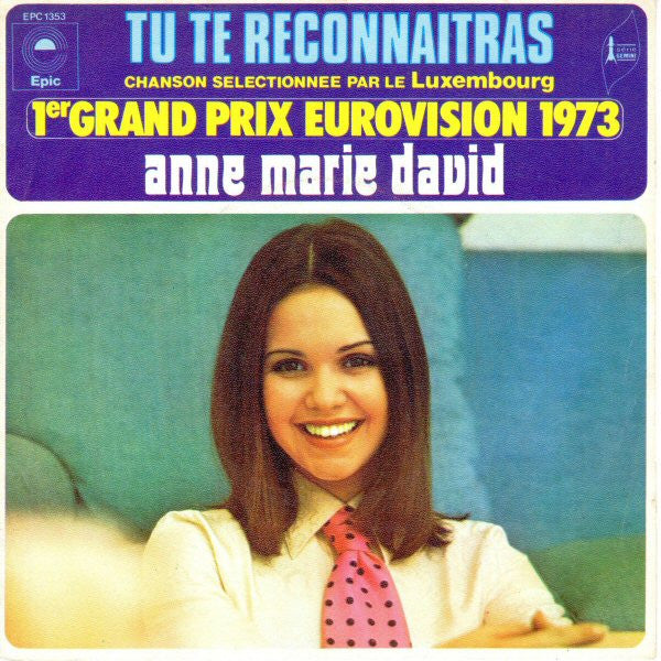 Anne-Marie David - Tu Te Reconnaitras Vinyl Singles Vinyl Very Good (VG) <br> Hoes Good Plus (G+)