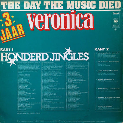 Various - The Day The Music Died - 3 Jaar Veronica (LP) 51248 Vinyl LP Goede Staat