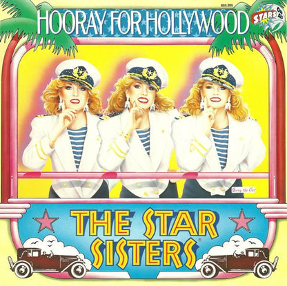 Star Sisters - Hooray For Hollywood (LP) Vinyl LP Vinyl Very Good (VG) <br> Hoes Good Plus (G+)