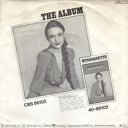 Crystal Gayle - The Blue Side Vinyl Singles Vinyl Very Good (VG) <br> Hoes Good Plus (G+)