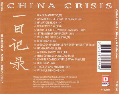 China Crisis - Diary - A Collection (CD) Compact Disc Goede Staat