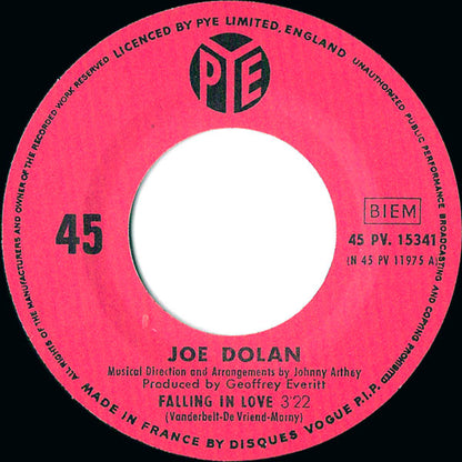 Joe Dolan - Falling In Love Vinyl Singles Vinyl Goed / Hoes Generic