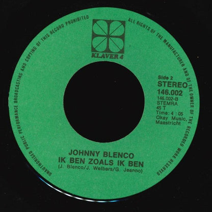 Johnny Blenco - Moet Ik Lachen Of Moet Ik Huilen (B-Keus) Vinyl Singles B-Keus (B)