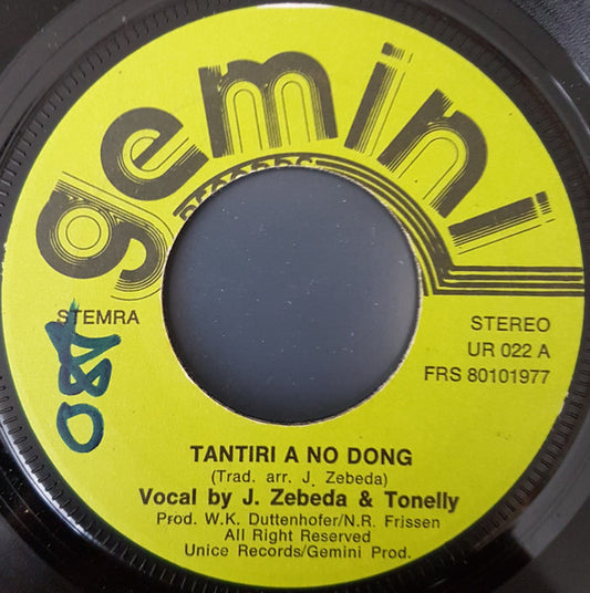 Johan Zebeda And Tonelly - Tantiri A No Dong