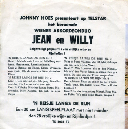 Jean En Willy - n Reisje Langs De Rijn 1 38160 Vinyl Singles Goede Staat