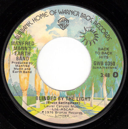 Manfred Mann's Earth Band - Blinded By The Light 38712 Vinyl Singles Goede Staat