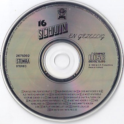 Peter En De Pezers - 16 Schuin En Gezellig (CD) Compact Disc Goede Staat
