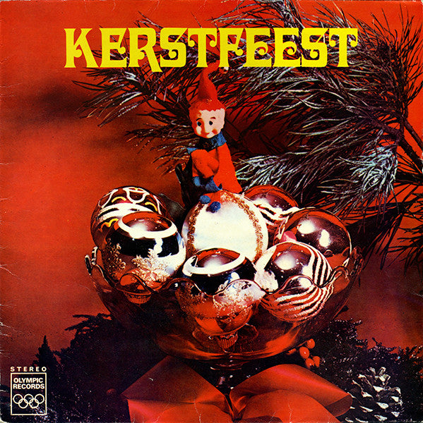 Johnny James And His Happy Sound / Kinderkoor Pippeloentje - Kerstfeest (LP) Vinyl LP Vinyl Very Good (VG) <br> Hoes Good Plus (G+)