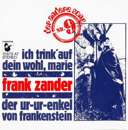 Frank Zander - Ich Trink' Auf Dein Wohl, Marie 34903 Vinyl Singles Goede Staat